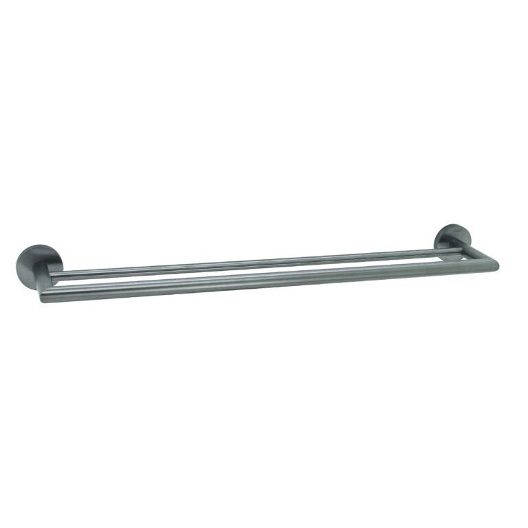 FAC-519016-HGM-Double-Towel-Bar-Gun-Metal