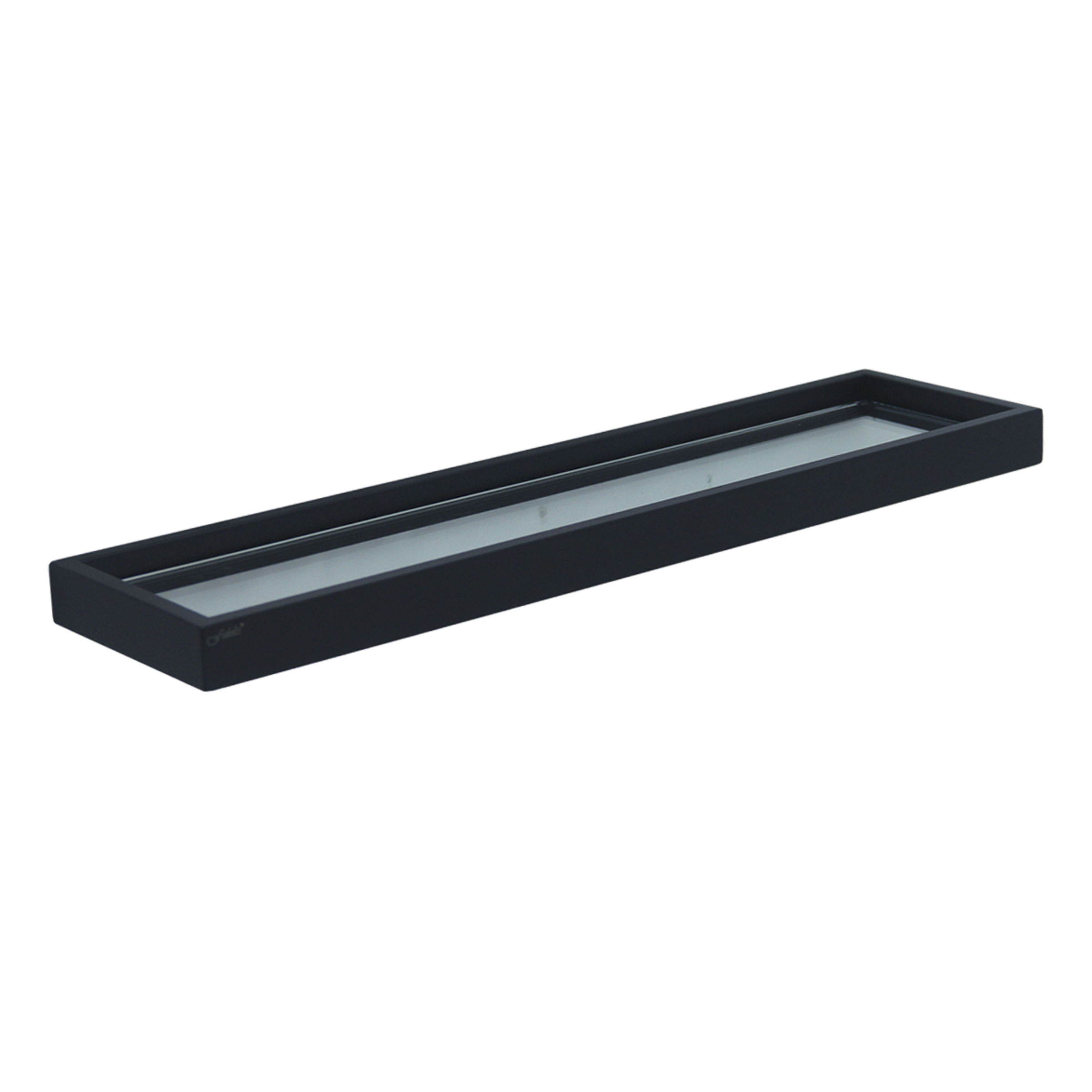 FAC-BK827015-Glass-Shelf-Lux-Series-Black