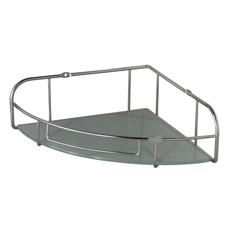 FG-0260-Corner-Stainless-Steel-Basket-with-Glass-Shelf-Frosted