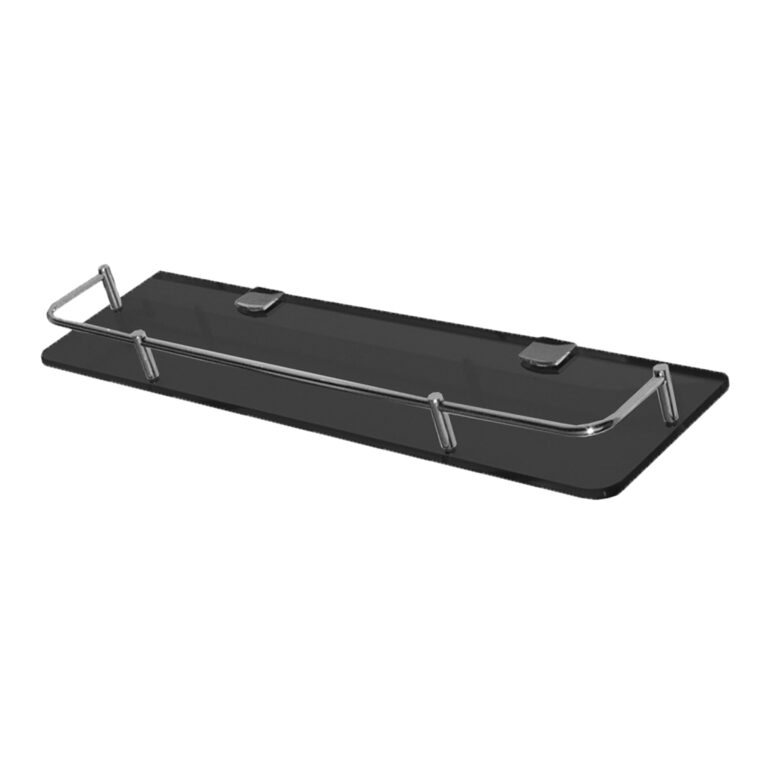 FG-0331BK-Glass-Shelf-Black