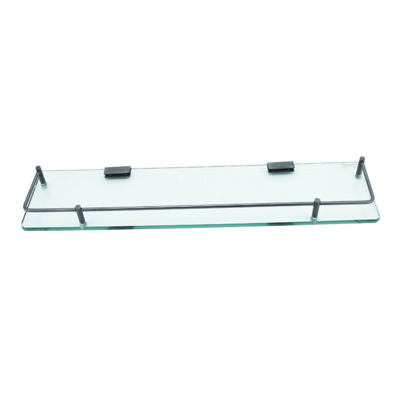 FG-0353-50-Single-Layer-Glass-Shelf-Gun-Metal