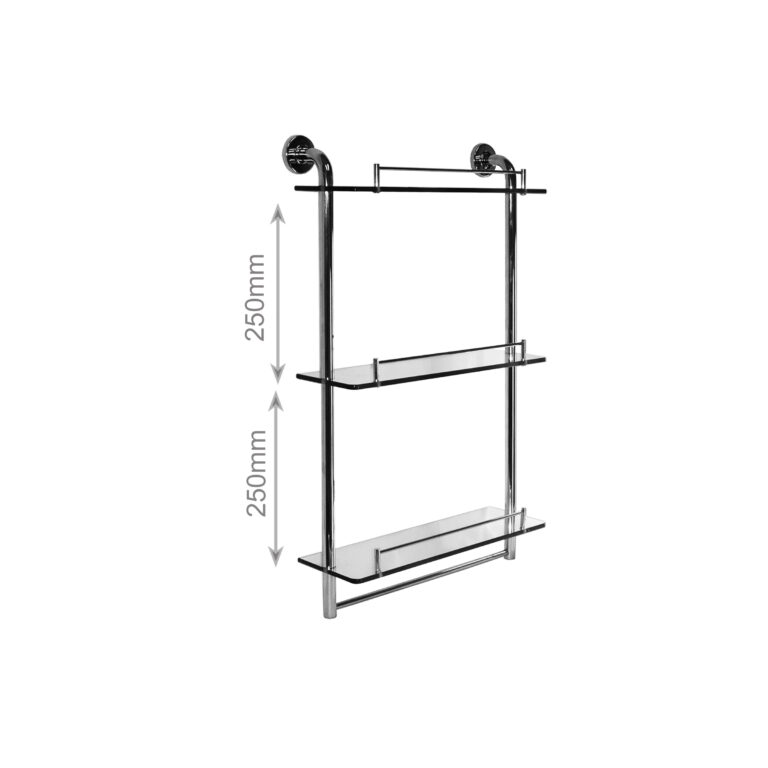 FG-3052-3-3-Tier-Glass-Shelf-Clear