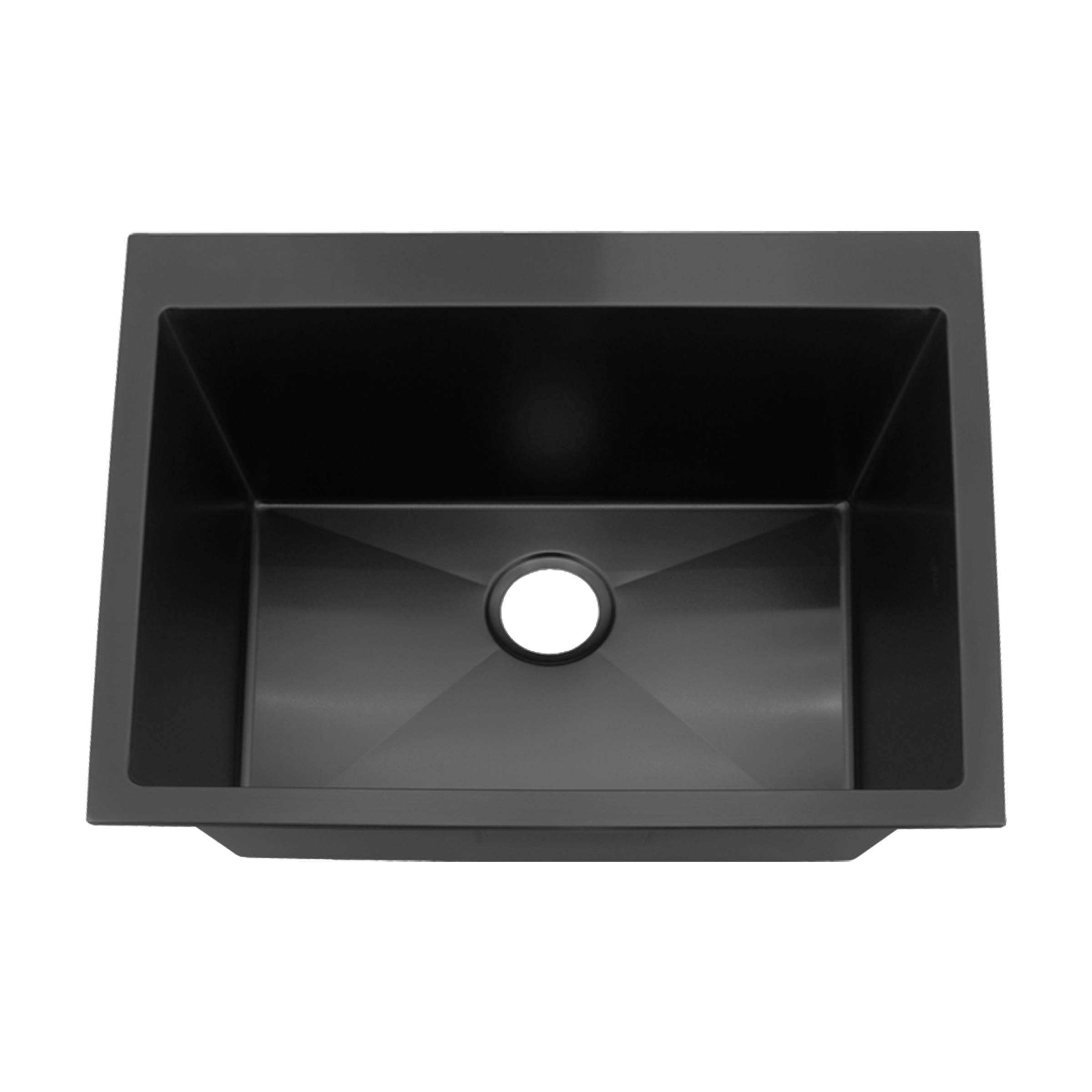 FSD-22431-Single-Bowl-Top-Mount-Sink-R10-Nano-Pearl-Black-Coating