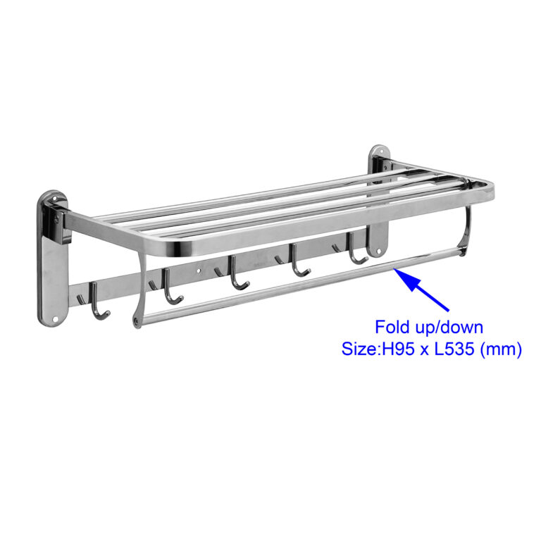 FT-5973-Towel-Shelf-590mm-304-Stainless-Steel