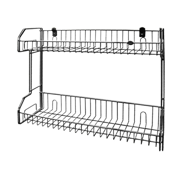 FT-9102-2-Tiers-Rectangular-Rack-Wireware-Wall-Mount